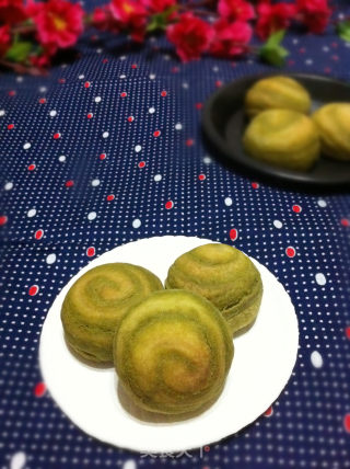 抹茶螺旋酥球的做法