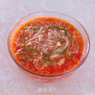 茄汁汤面的做法
