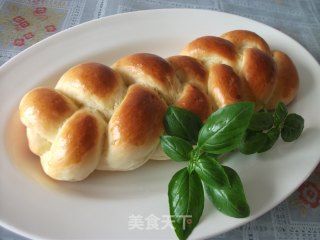 手工辫子面包的做法