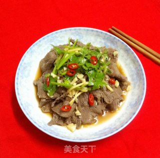 凉拌牛肉的做法