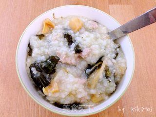 菜干瑶柱肉末粥—清热消食