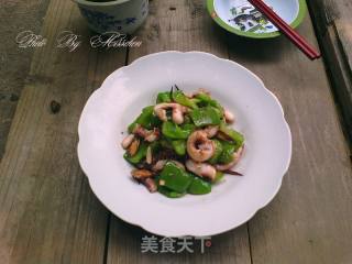 鱿鱼须炒青椒的做法