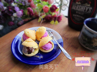 冰淇淋泡芙的做法