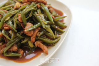 肉炒豆角丝的做法
