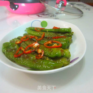 少油虎皮椒的做法