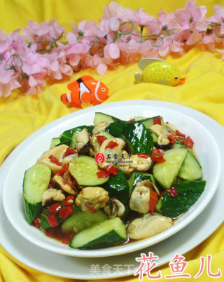 青瓜拌淡菜的做法