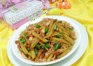 酱香河虾土豆条的做法