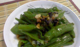 豆豉尖椒的做法