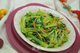素炒鸡毛菜的做法