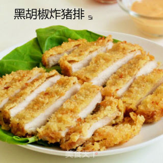 黑胡椒炸猪排的做法