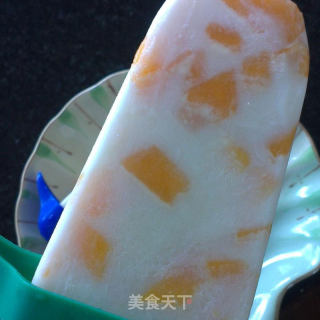 芒果牛奶冰棒的做法