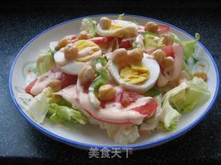鹰嘴豆生菜沙拉的做法