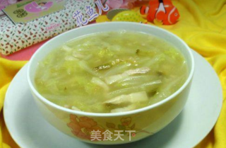 榨菜肉丝白菜羹的做法