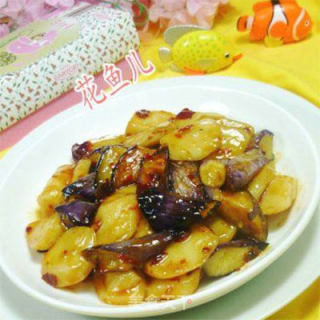 茄子炒年糕的做法