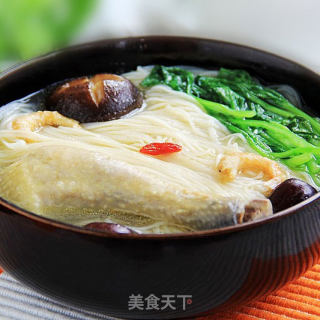 鸡汤纱面的做法
