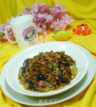虾皮炒茄子的做法