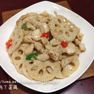 辣炒鸡丁莲藕的做法