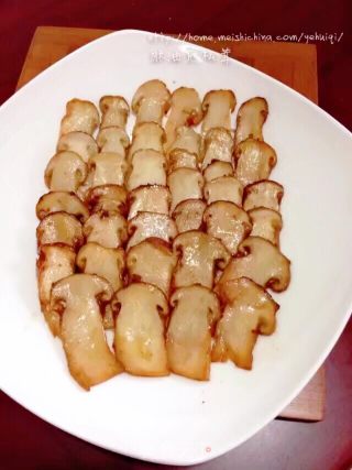 酥油煎松茸的做法