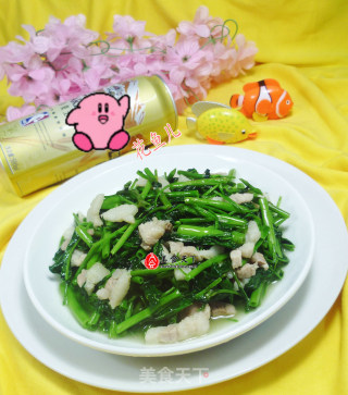 肉丝炒空心菜的做法