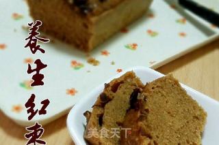 养生红枣糕的做法