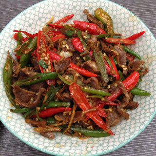 香辣鸡胗的做法