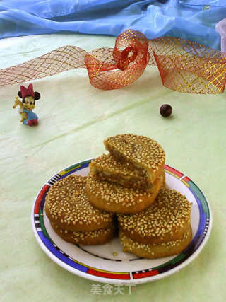 冰糖椒盐麻饼的做法
