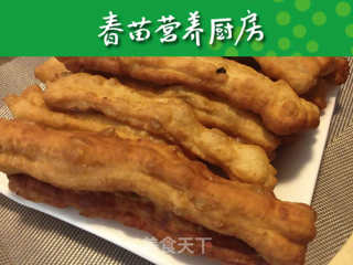 家里做的放心油条哦的做法