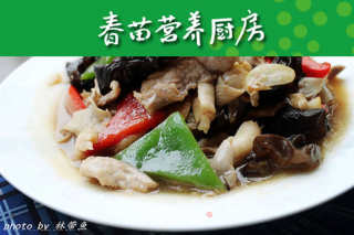 鲜蘑小炒肉的做法