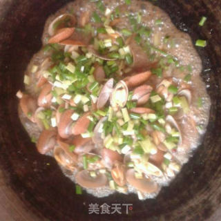 清葱炒花甲的做法