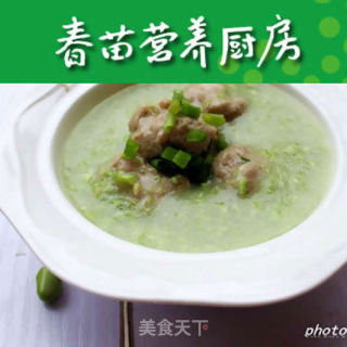 毛豆肉丸羹的做法