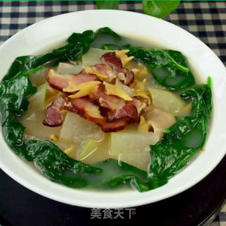 干蛤蜊尖煨冬瓜的做法