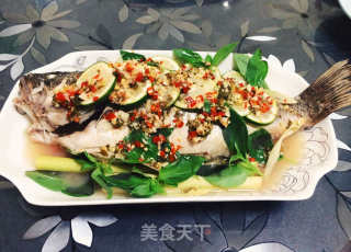 泰式青柠檬蒸鱼的做法
