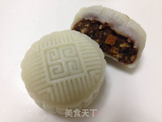 坚果馅冰皮月饼的做法