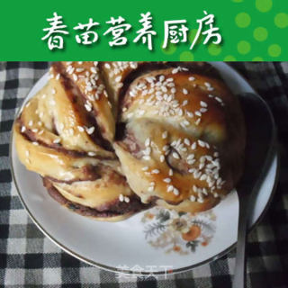 桂花豆沙面包的做法