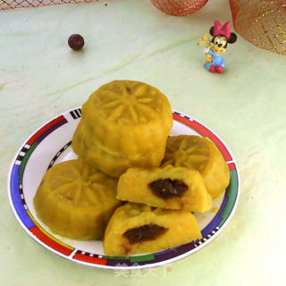 豆沙枣泥红薯月饼