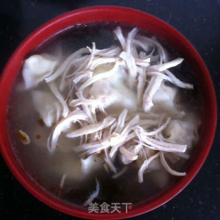 鸡丝馄饨的做法