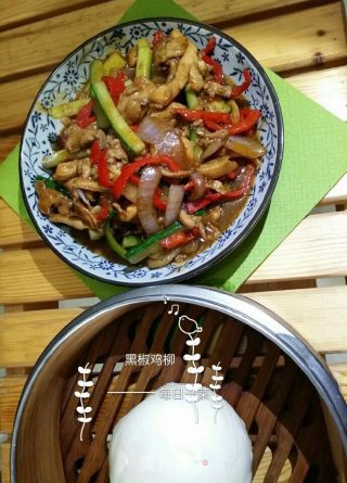 黑椒鸡柳的做法