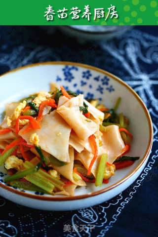 杂菜炒面片的做法