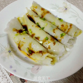 鸡蛋肠粉的做法