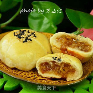 果味酥皮月饼的做法