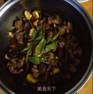 干锅香菇鸡的做法