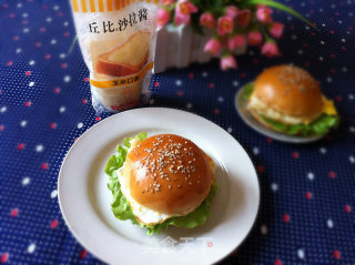 鸡蛋沙拉汉堡的做法
