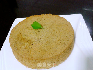 6寸抹茶戚风蛋糕的做法