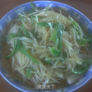 青椒土豆丝的做法