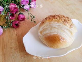 酥皮红豆沙面包的做法