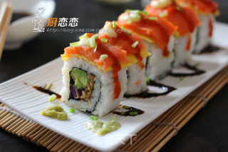 肉蛋三文鱼寿司的做法