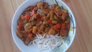 咖喱乌冬面的做法