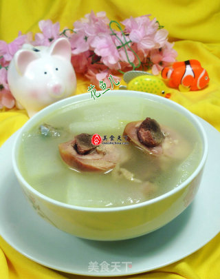 腊鸡腿冬瓜汤的做法