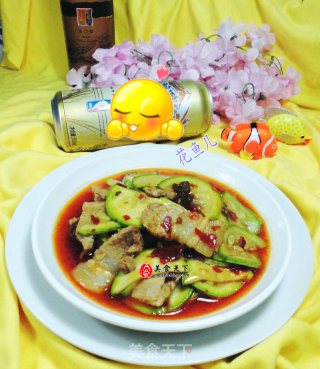 肉片炒西葫芦的做法