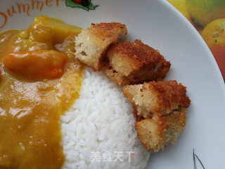 家庭制作猪扒咖喱饭的做法